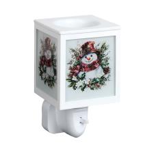 Aroma Snowman Square Plug In Wax Melt Warmer